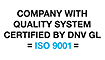 Ticomm & Promaco сертификат качества ISO 9001 DNV